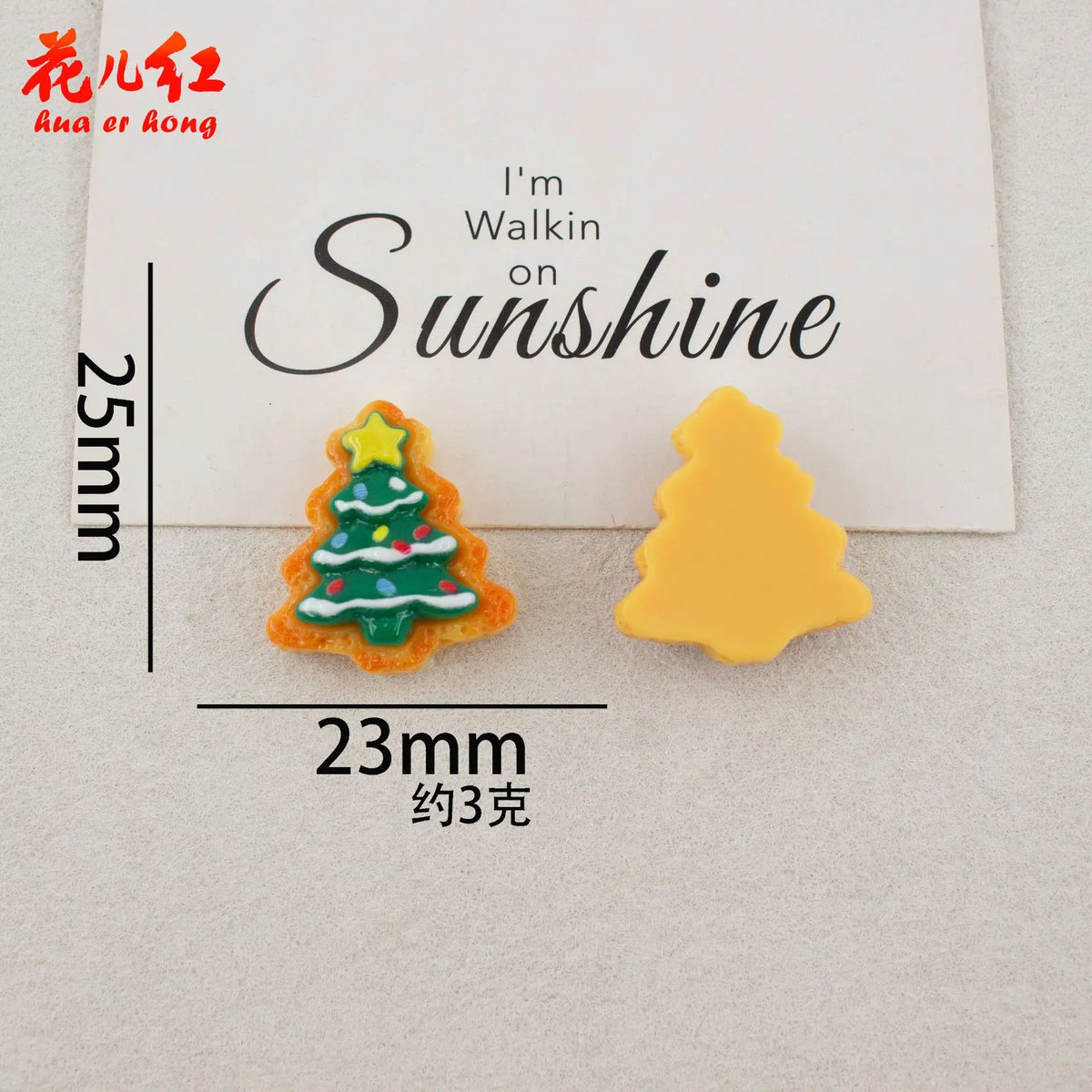 20pcs Cute New Christmas Biscuit Series Flatback Resin Cabochon DIY Jewelry Making Accessories For Decor Miniature Food Play Quake tree