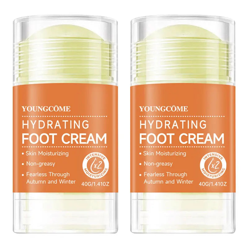 Hydrating Foot Cream Care Nourishing Cream Non-greasy Foot Cream Removal Dead Skin Moisturizing Improving Dryness and Roughness Quake 2pcs
