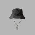 Waterproof fisherman hat can store summer thin quick drying sun hat, outdoor hiking sun protection basin hat Quake GRAY One Size