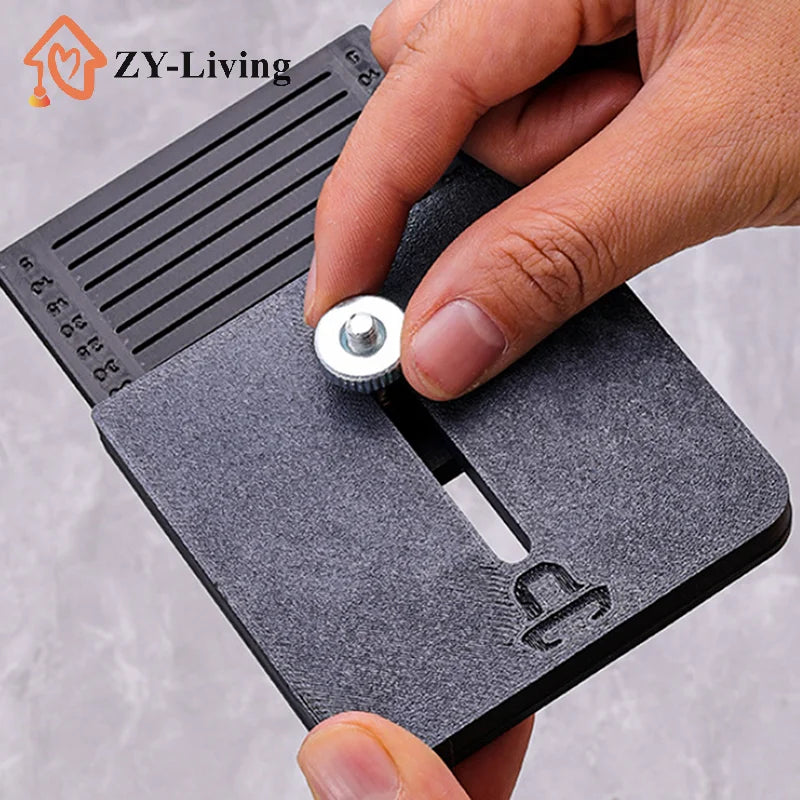 1Pc Furniture Film Tint Edge Cutting Small Guide Plate 5-45mm Distance Precise Trimming Tool For Carbon Fiber Car Film Wrap Quake