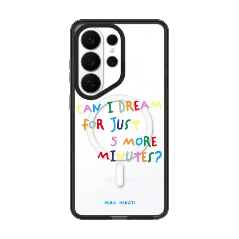 Over Thinker Rocket Pattern Acrylic Magnetic Case: Compatible with Samsung Galaxy S23 U S24U S25 S26 Ultra S25+ S26 Plus Shell Quake Acrylic (MagSafe) 3 for Galaxy S23 Ultra