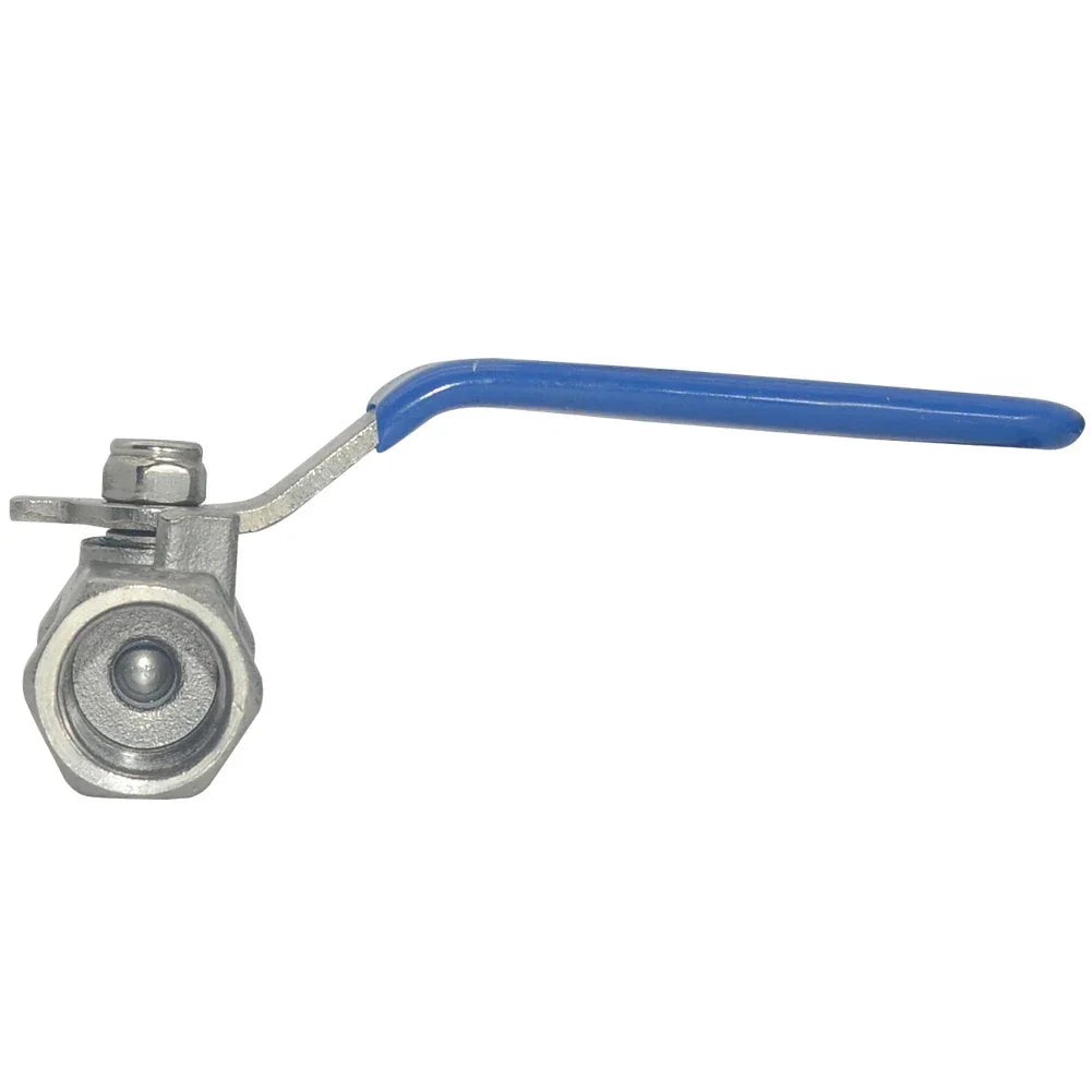 1/4" 3/8" 3/4" 1" 1-1/4"1-1/2" 2” BSPT Stainless Steel SS304 Pipe Ball Valve Female Threaded Sanitary ON-OFF Ball Valve Straight Quake