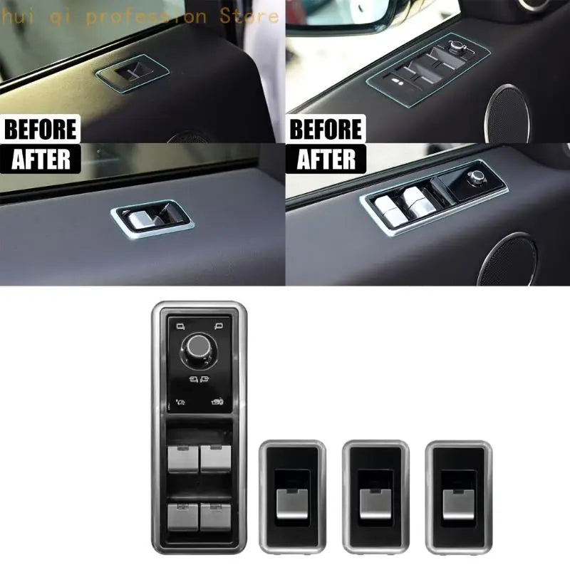 Window Button Repair Panel Set for L405 L494 Driver Door Use H8WE Quake