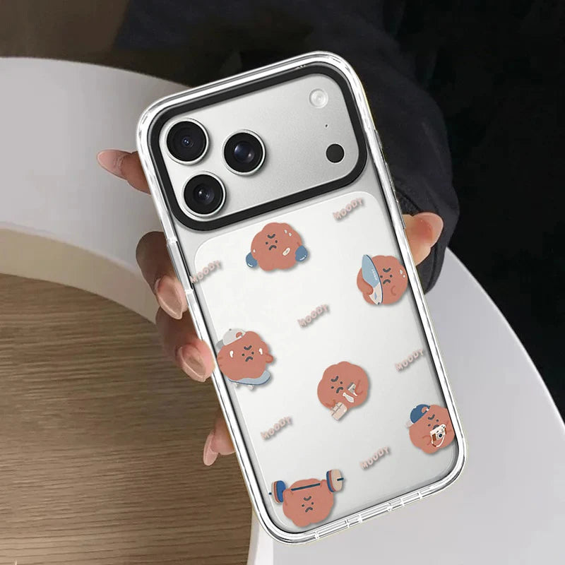 6082526 White Border Magnetic Phone Case Cover for IPhone 12 13 14 15 16 17 18 Pro Max Case Quake