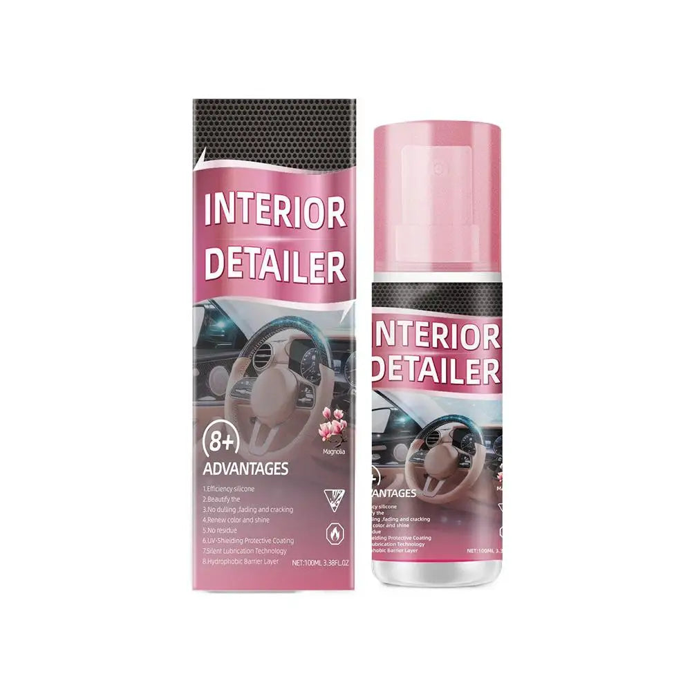 Car interior polishing cleaner Car multi-functional interior polish - non-abrasive for interior no-rinse for sofas, car cleaning Quake a A