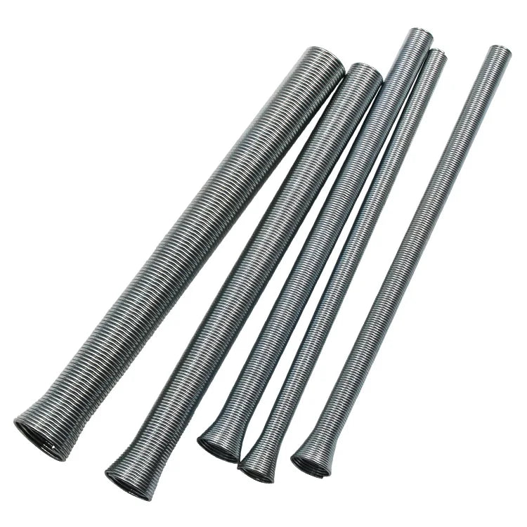 5pcs 1/4" 5/16" 3/8" 1/2" 5/8" PVC Wire Spring Tube Bender Curve Spring Pipe Bending Device Hydropower Tool Belt Punch Workpro Quake Default Title