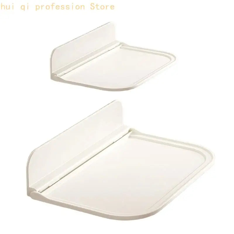 Foldable Wall Shelf No Drill Space Saving Organizers for Bathroom Bedroom Use H8WE Quake
