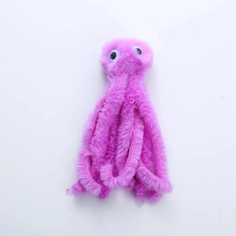 Eight-claw Plush Catnip Toy Beautiful Cat Toy Suitable for Tearing and Biting Interactive Dental Toy Perfect for Pet Play Quake