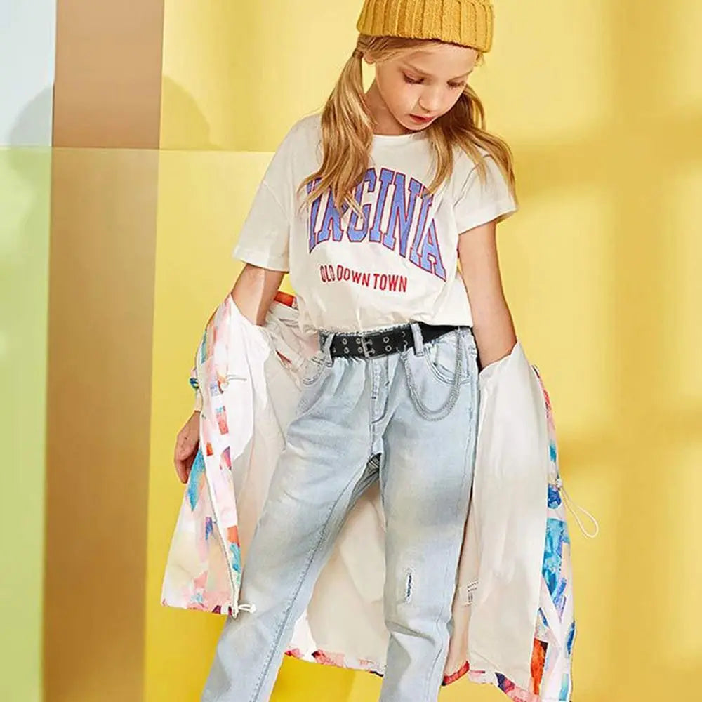 Fashion Punk Waistband PU Leather Double Holes Waist Strap Metal Pin Buckle Solid Color Decoration Belt Children Quake