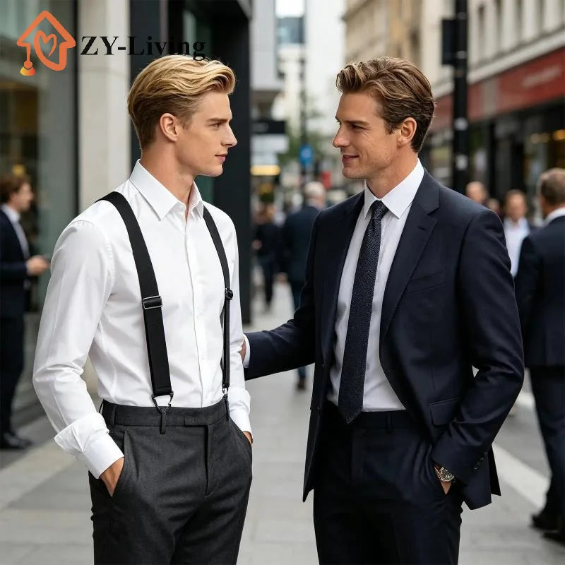 1Pc Y-Type Back Design Tactical Hidden Suspenders For Men Heavy Duty Work Under Clothes Daily Wear Accerssories Quake