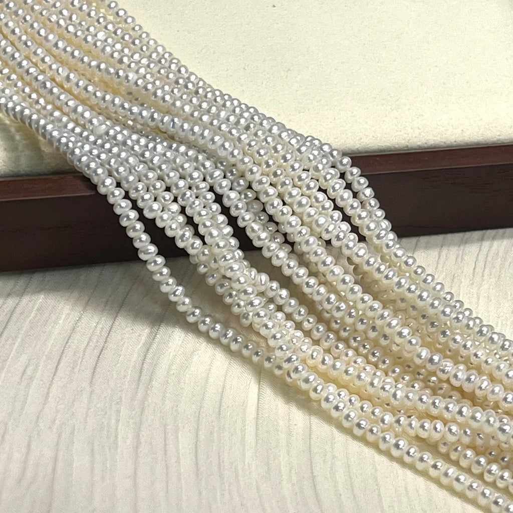 Natural Freshwater Pearl Isolation Pearl 3-4mm For Jewelry Making DIY Necklace Earrings Bracelet Accessory Quake