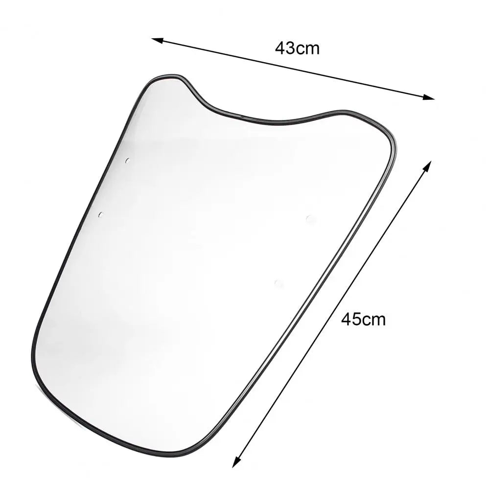 Universal Motorcycle Windscreen Windproof Transparent Motorcycle Extension Spoiler Windshield for Scooter Quake