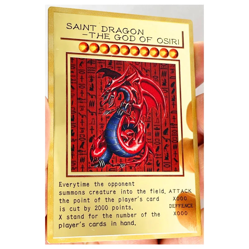Yu-Gi-Oh TCG 25th Anniversary God Cards Blue-Eyes Japanese Version English Version Obelisk Slifer Anime Collection Homemade DIY Quake Yu17