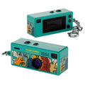 G6 Retro Mini Keychain Thumb Camera 1080P HD Recorder Built-in Flash Auto Focus 130 Wide Angle Lens LCD Screen Portable Camera Quake green no card