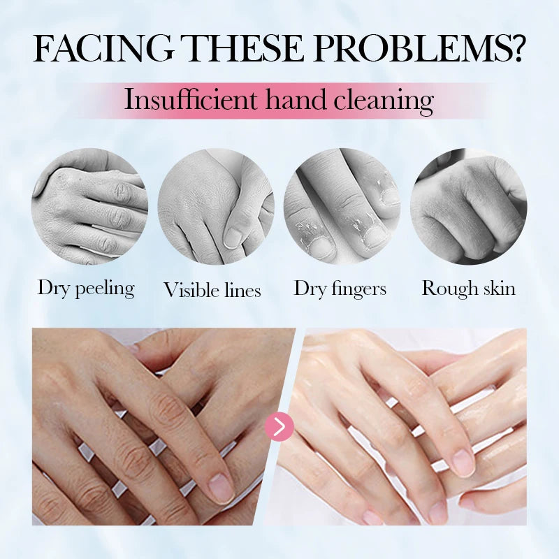 Sakura Collagen Hydrating Hand Cream Moisturizing Hand Lotion For Dry Cracked Hands, Deep Repair Smooth Hands Care 60g Quake