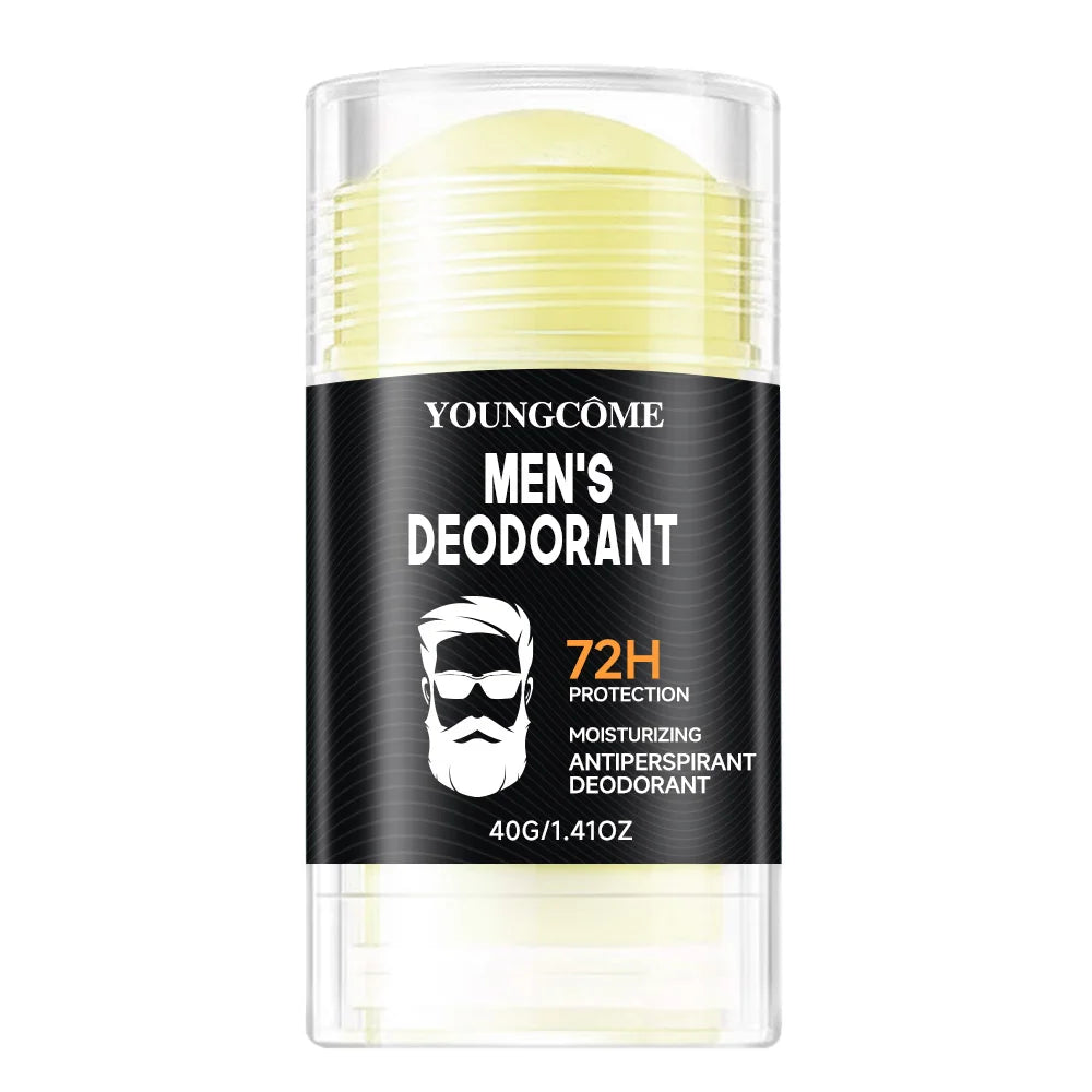 Men's 72H Deodorant Stick Anti Sweating Keep Drying Lasting Fragrance Remove Armpit Odor Underarm Refresh Sticks Fade Body Odor Quake 1PCS