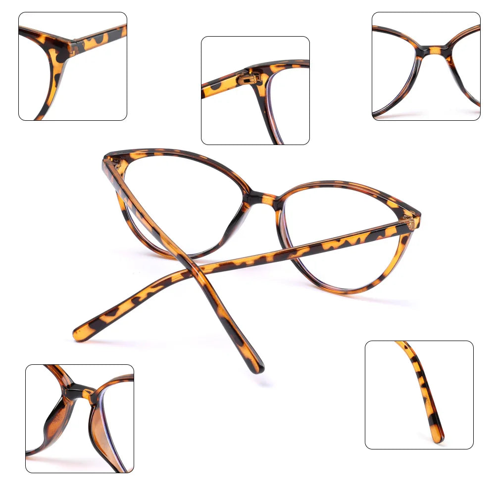 New Anti Blue Light Glasses Computer Goggles Fashion Clear PC Frame Eyeglasses Blue Rays Blocking Eyewear Vision Care Glasses Quake