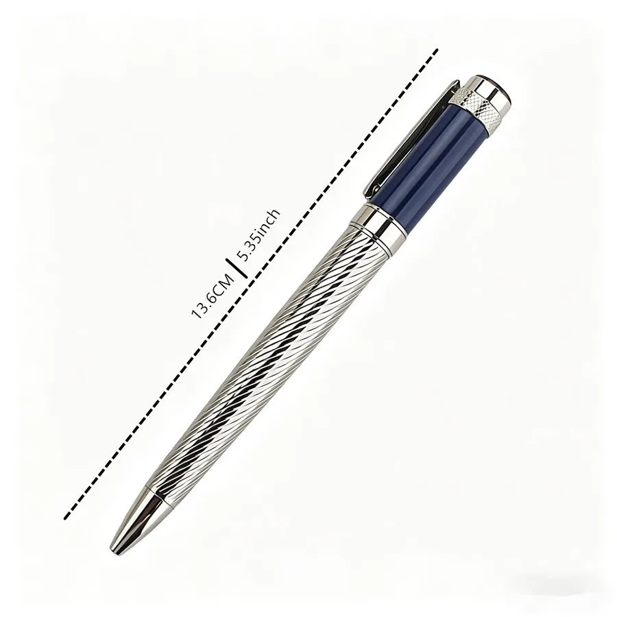 1PCS High End School Office Busienss Ballpoint Pen,Executive Smooth Pen,Perfect for Students,Teachers,Nice Gifts Quake Bright Blue