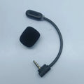 Plugs In Gaming Headsets Mic Replacement with 3.5Mm Connectors, Bendable Microphones Arm and Foam Windscreen K1KF Quake CN