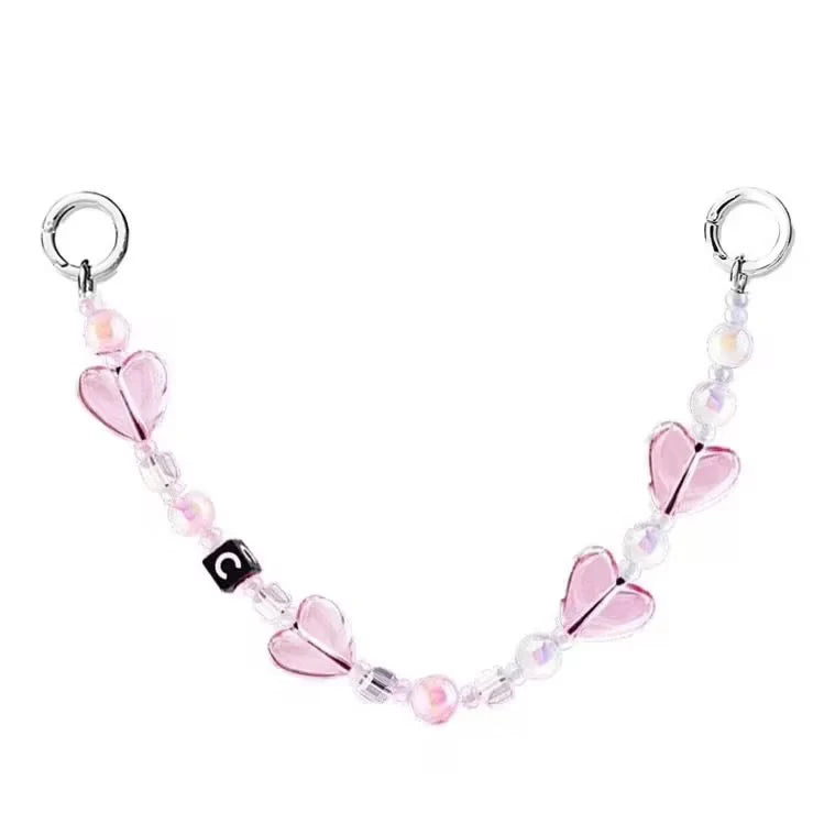 Double Rings Hanging Phone Charm Accessories for Galaxy for IPhone 12 13 14 15 16 17 18 Pro Max Case Quake phone charm