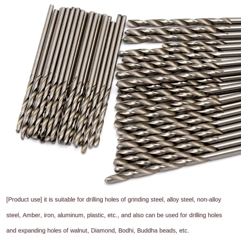 Hard Straight Shank Drill Bit Mini High Speed Steel Twist Drill Bit HSS Bit Wood Quake