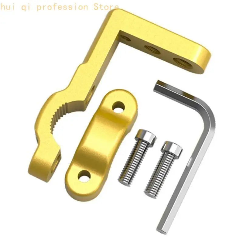 H8WE Multifunction Motorcycle Handlebar Extension Bracket rusts Resistant Designs Mounting for Improves Lighting & Navigation Quake Gold China Mainland