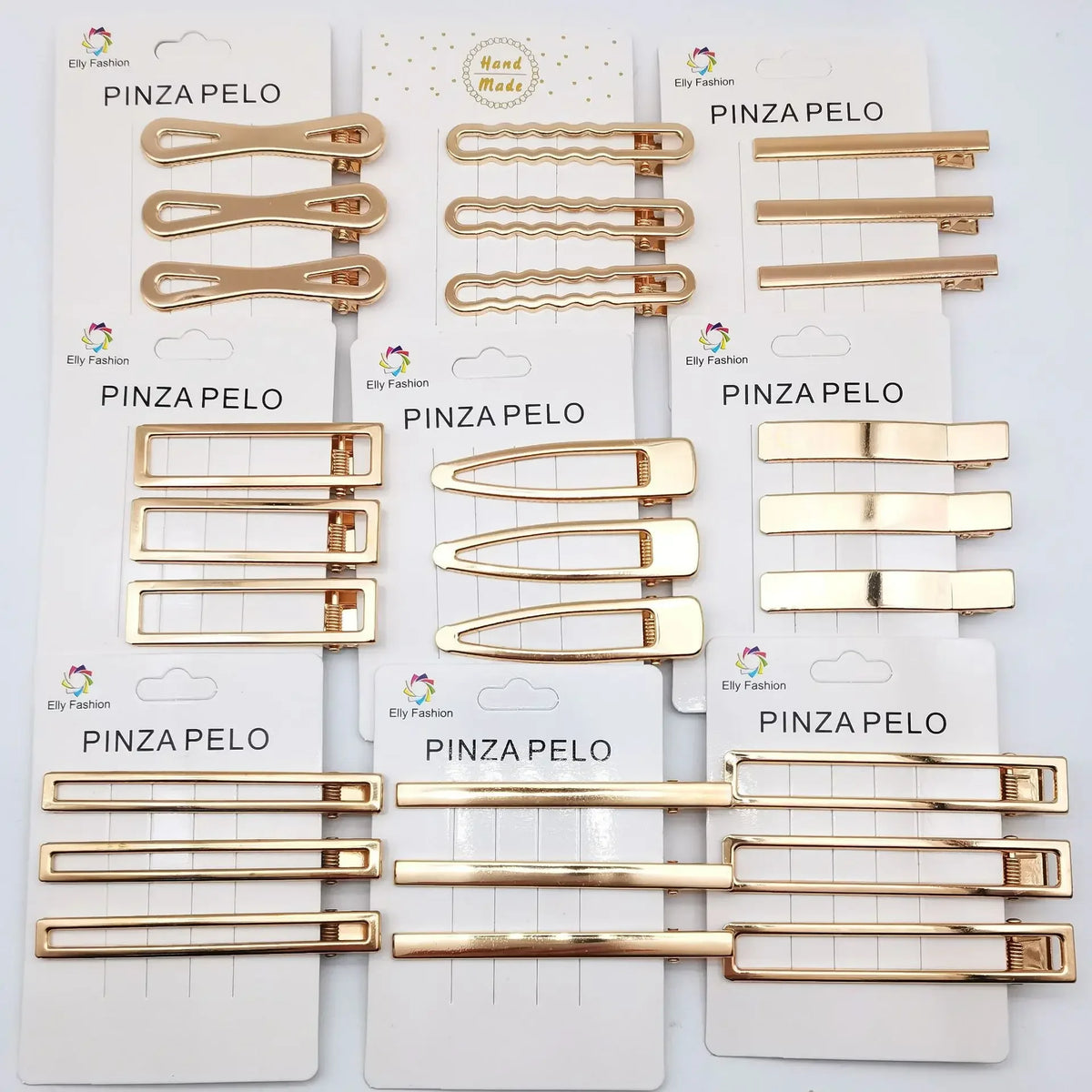 3pcs/set Korean Simple Metal Hairpins for Women Hollow Out Bangs Side Clip Gold Color Hairgrip Broken Hair Styling Accessories Quake