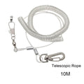 Bird Training Harness Cockatiel Flying Training Leash Parrot Bird Anti-bite Leg Ring Ultra-light Flexible Rope Quake Rope10m
