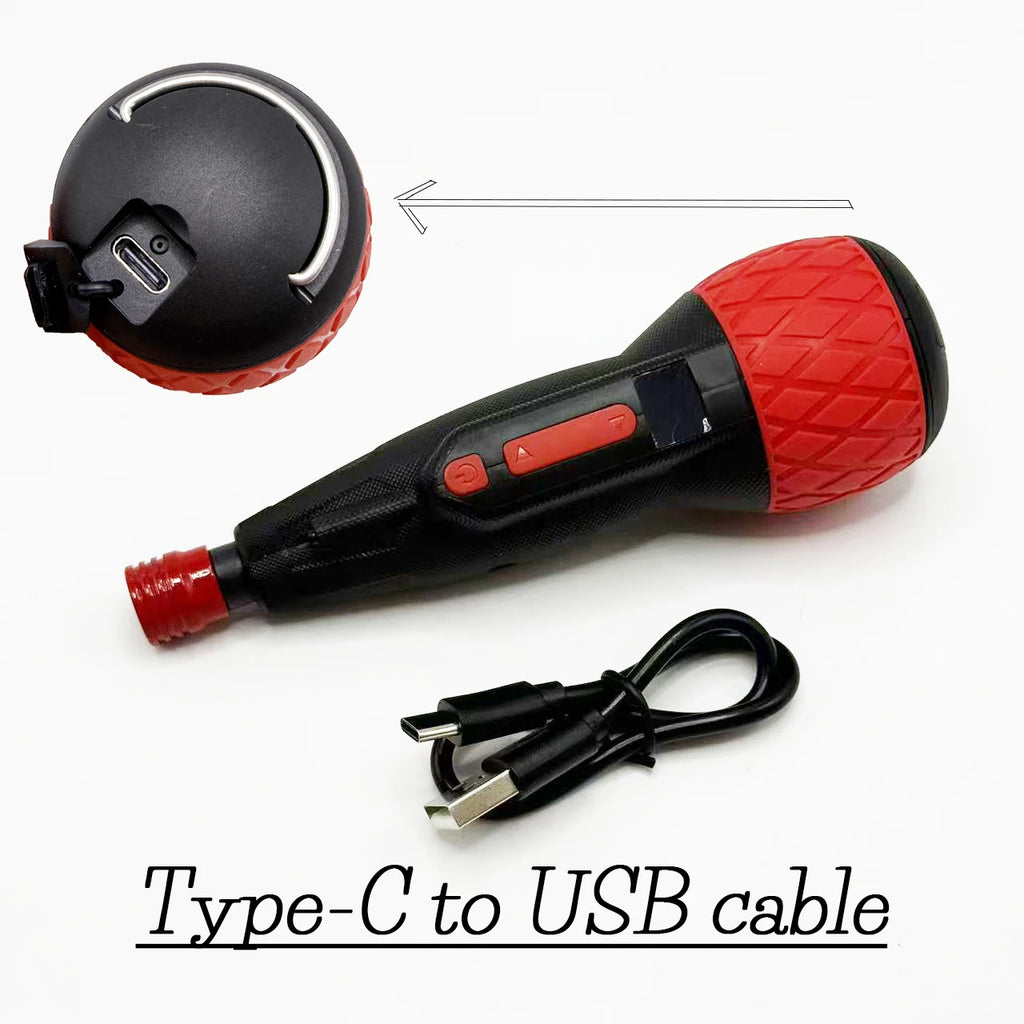 Electric Screwdriver Series Ball Grip with Bit High Speed/Torque 220USB-6C 220USB-1C 220USB-S1 220USB-P1 Quake