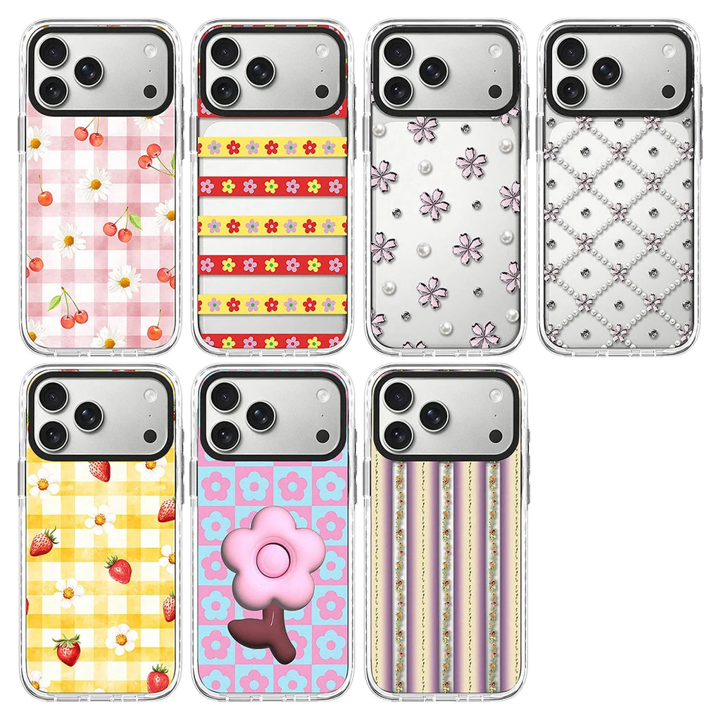 6090129 White Border Magnetic Case: Compatible with IPhone 18 17 16 15 14 Pro Max 18Pro Quake