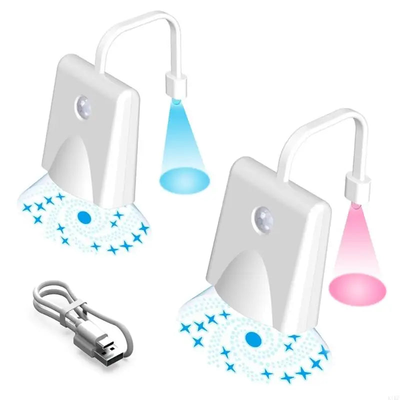 Energy Saving LED Toilet Light With Creative Projection Pattern Human Body Sensors And Long Lasting Battery For Bathroom K1KF Quake 2 sets CN