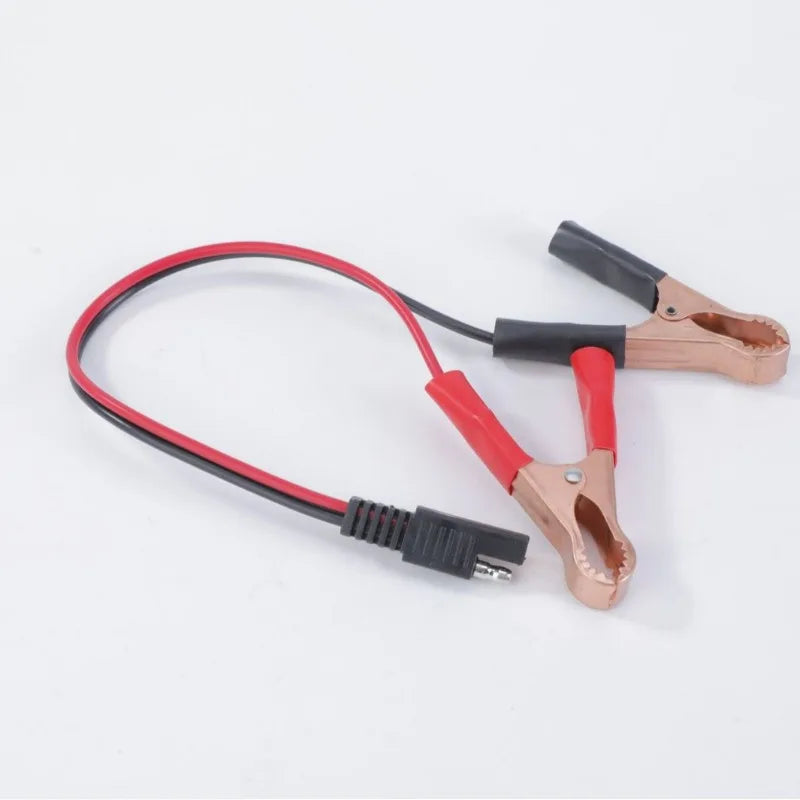 10/12AWG SAE Alligator Clip Harness 12V Quick Break Power Cord with On‑Off Switch and Fuse Protection for Solar Battery Charging Quake type1 10AWG 1M
