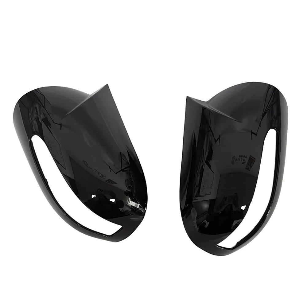 For Mercedes-Benz E-class W211 E320 C-class W203 C230 C240 Car Sticker Rearview Side Mirror Cover Wing Cap Exterior Case Trim Quake