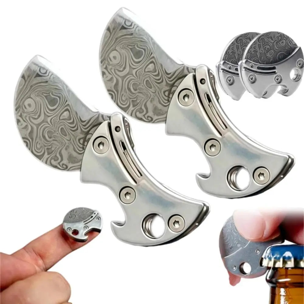 Portable Titanium Material Bottle Opener Practical Design Quirky Style EDC Cutter Compact Can Opener Outdoor Activities Quake