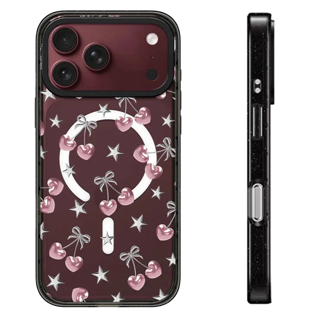 6091735 Impact Black Border Magnetic Case: Compatible with IPhone 18 17 16 15 14 13 Pro Max 18Pro Quake impact (MagSafe) 2 iPhone17 Pro Max