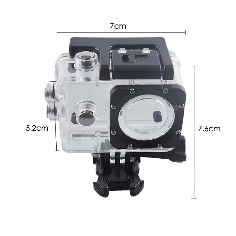 1Pcs Underwater Waterproof Case for SJ4000 Sport Camera Housing Shell Accessory for Diving Quake 1Pcs