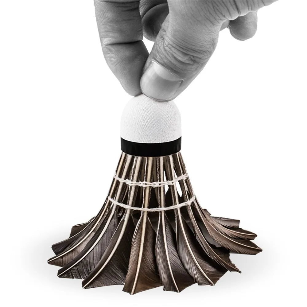 Professional Badminton Shuttlecock Black Goose Feather Badminton Shuttlecock Training Sport Badminton Ball Quake
