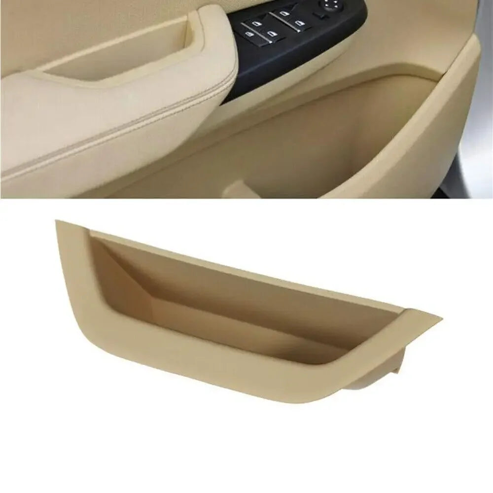 For BMW X3 X4 F25 F26 2011-2017 Car Interior Front Main Driving Door Pull Handle Armrest Panel Cover Storage Box 51417250306 Quake Beige