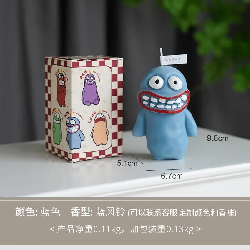 Earthlings Monster Candles Fun Creative Birthday Gifts Handmade Aromatherapy Candles Quake C
