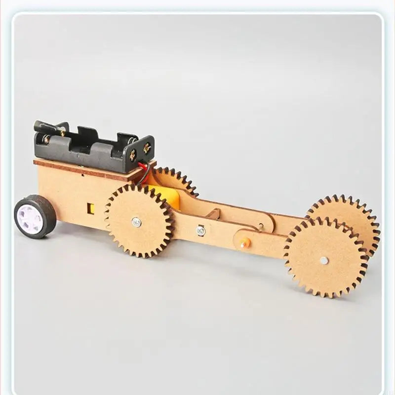 Gear-Driven Reciprocating Science Project Car Model Set with Exposed Gear and Linkage for Hands-On Assembly and Classroom K1KF Quake