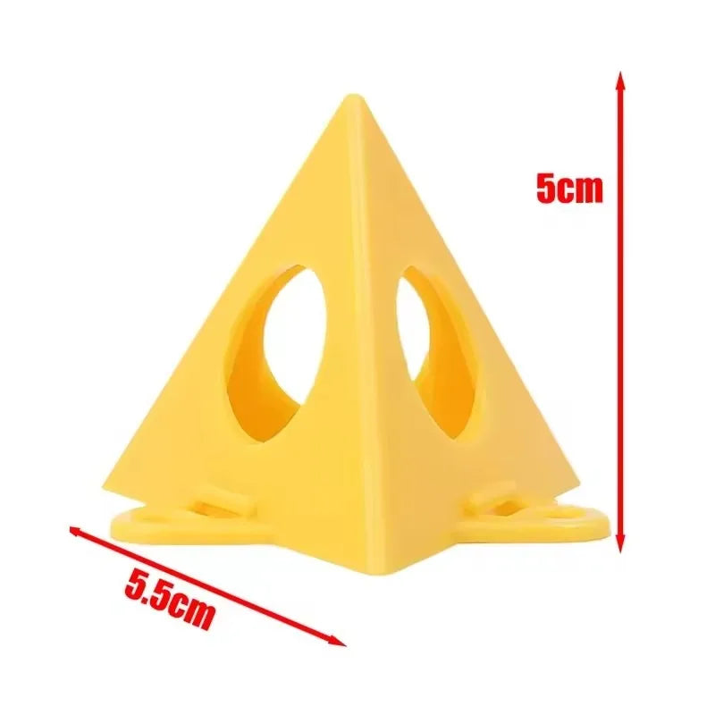 60/10PCS Mini Cone Paint Pyramid Stands Triangle Support Frame Woodworking Tripod Spray Painting Brackets Block Auxiliary Tools Quake