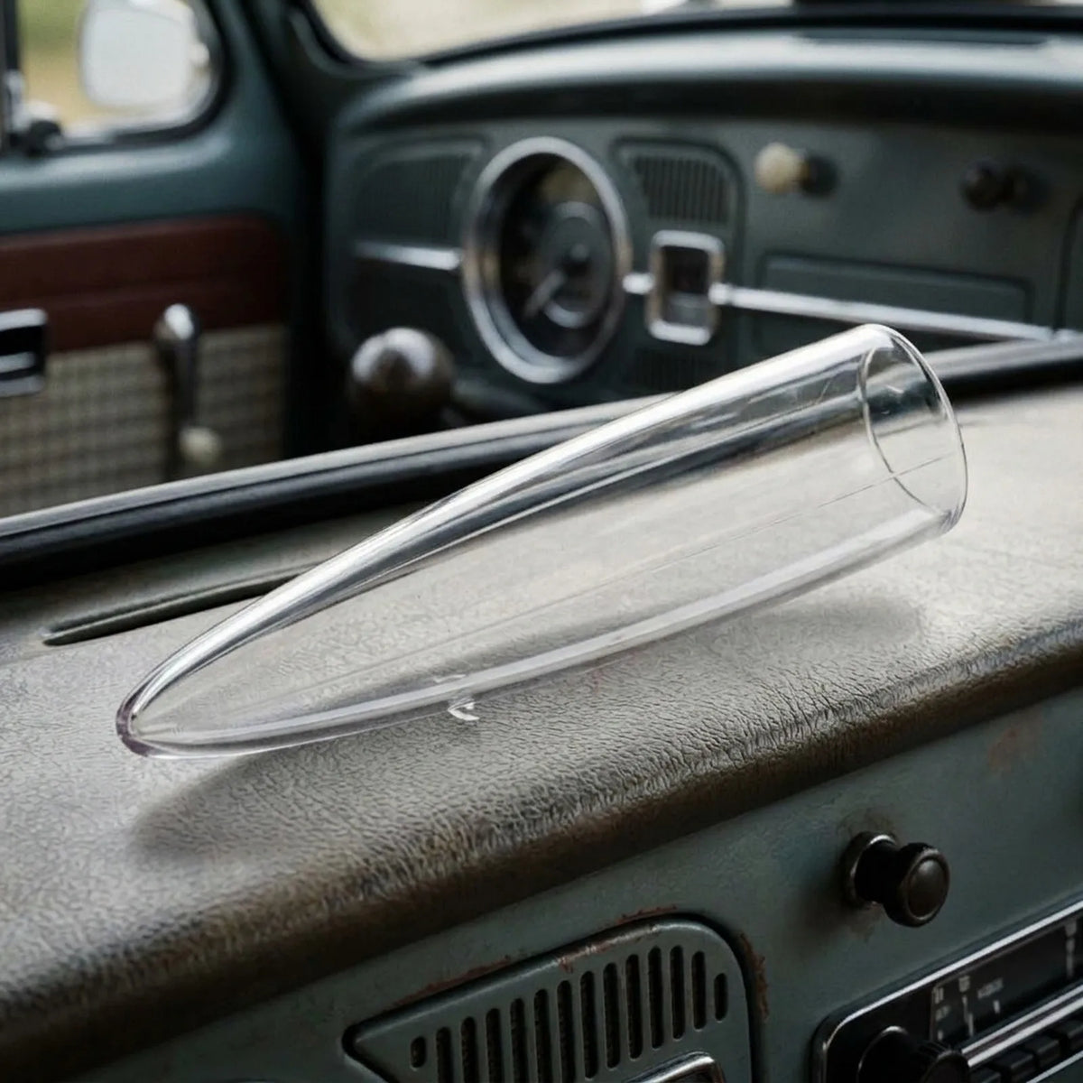Car Vase Accessory for Beetle 1998-2011 Transparent Plastic Designed to Enhance Your Vehicle Interior Aesthetics Quake