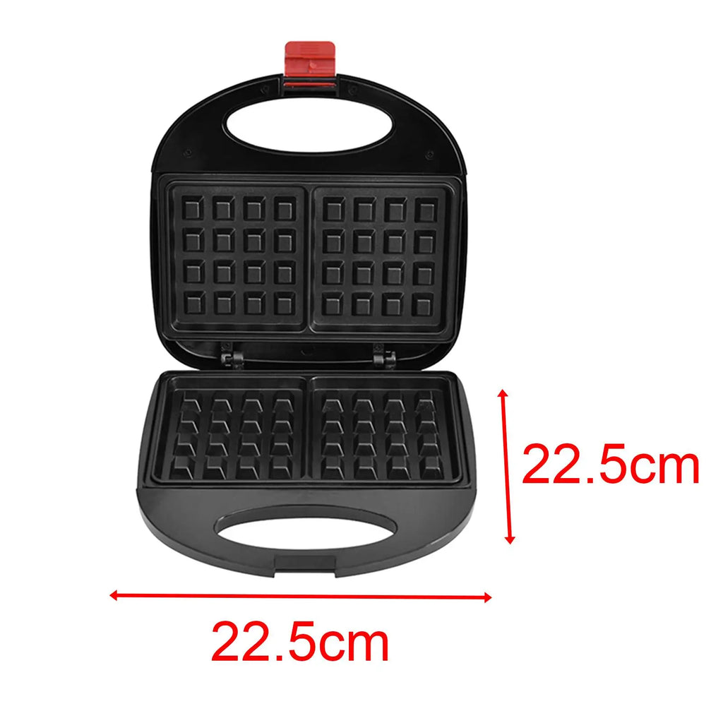 Mini Waffle Maker Machine Nonstick Plates Kitchen Tools Electric Sandwich Maker for Sandwich Muffins Pancakes Omelette Quake