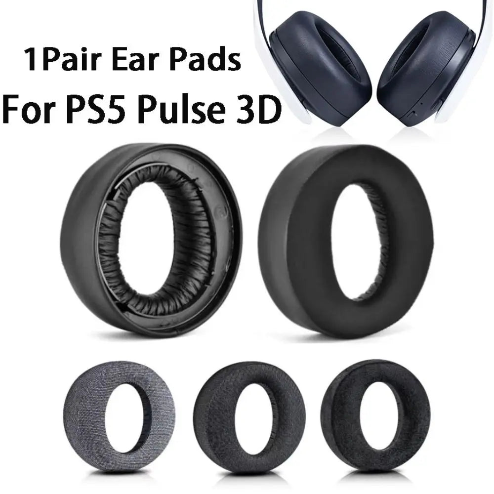 Accessories Earmuff Earpads Foam Sponge Ear Cushion Replacement Ear Pads For Sony Playstation PS5 Pulse 3D Wireless Headset Quake