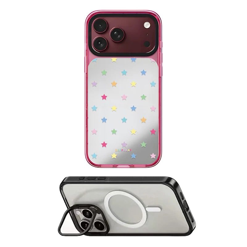 6092054 Impact Case - Mirror / Glaze Magnetic Cover: Compatible with IPhone 18 17 Pro Max 18Pro Quake stand (MagSafe) 1 for iPhone 17 Pro