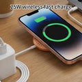 25W Wireless Chargers Fast Charging With Multiple Color Option For Phone 17 16 15 14 13 Charging Pad Portable K1KF Quake for Orange CN