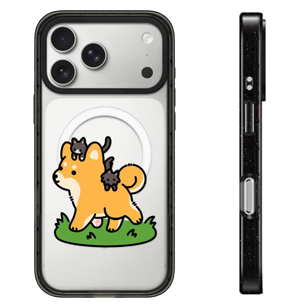 6090846 Impact Black Border Magnetic Case: Compatible with IPhone 18 17 16 15 14 13 Pro Max 18Pro Quake