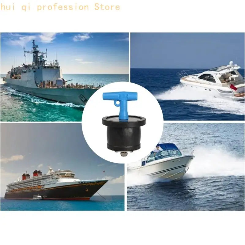 Easy To Install Heavy Duty Marine Grade Aluminum Deck Drain Plug Suitable For Sailboats And Yachts Commercial Vessels H8WE Quake