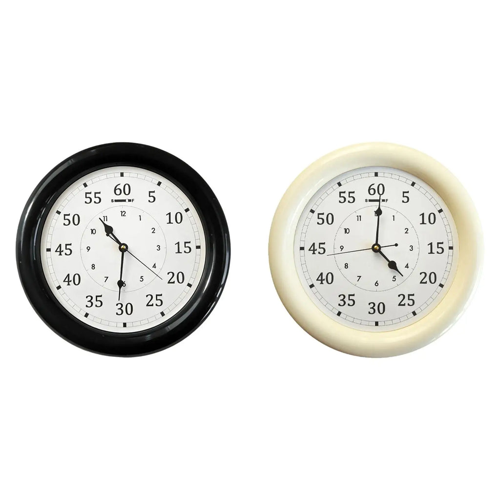 Versatile Wall Clock Modern Design Easy Read Decorative Accent for Bedroom Bathroom Dining Home Quake