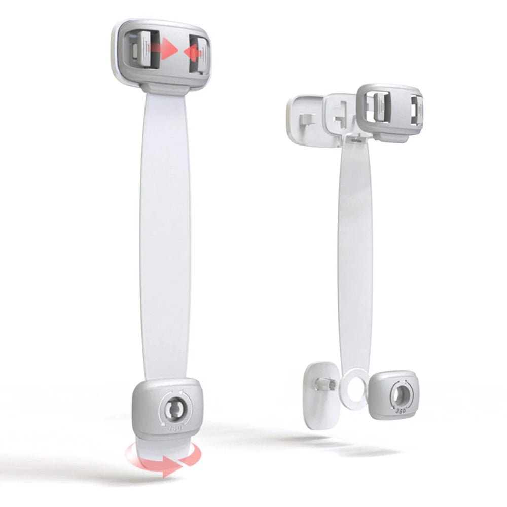 3pcs/lot Children Security Protector Baby Care Multi-function Child Baby Safety Lock Cupboard Cabinet Door Drawer Safety Locks Quake